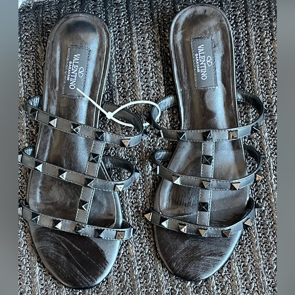 Valentino Garavani Rockstud Spike leather sandal - Picture 3 of 9